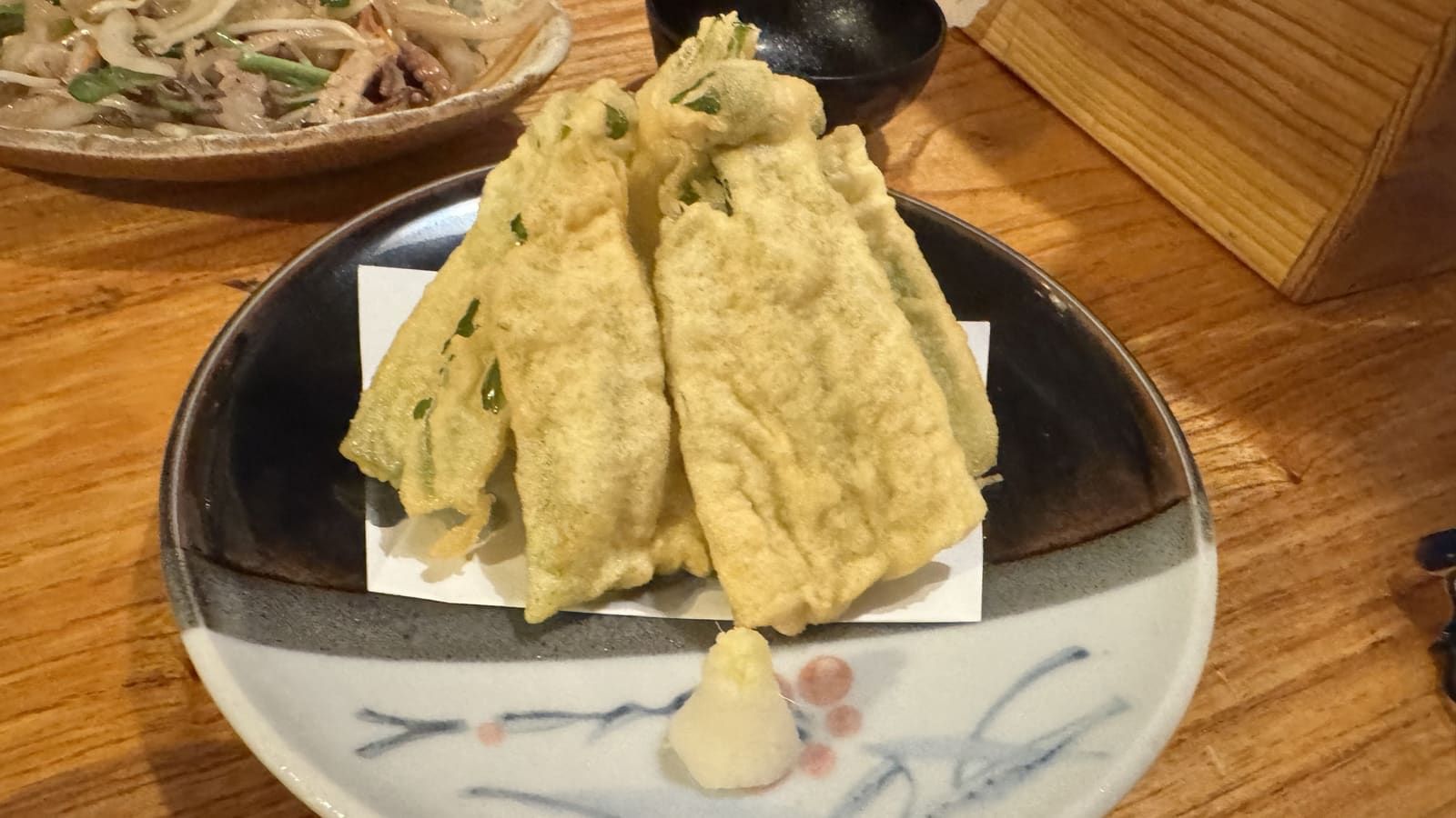 オオタニワタリの天ぷら